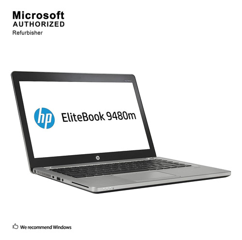 Hp Elitebook Folio 9480m, Intel Core I5, 8gb Ram, 500gb Hdd Plateado (Reacondicionado)