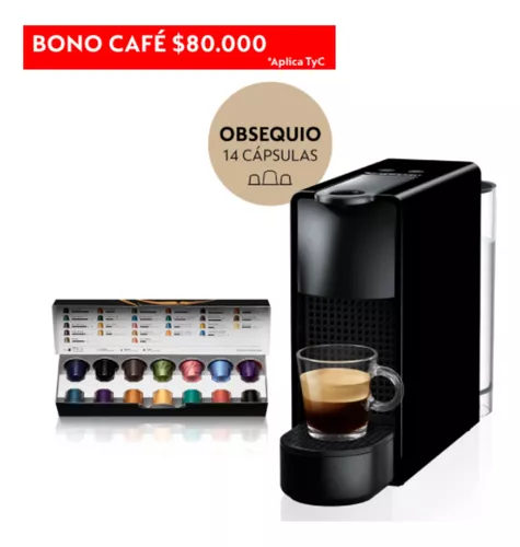 Cafetera Nespresso Original Essenza Mini automática negra cápsulas