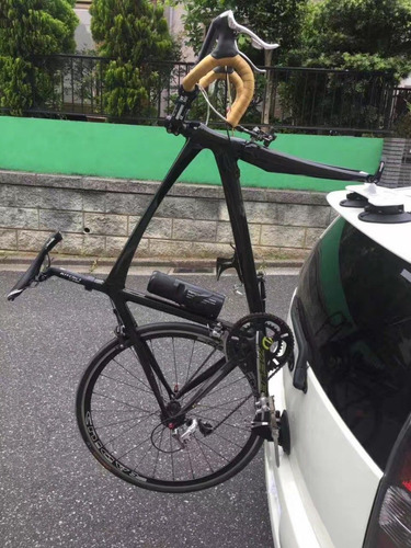 Imagen 7 de 11 de Porta Bicicleta Auto Universal Succion Ventosa 1 Bicicleta