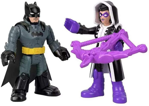 Batman & Huntress Figuras Imaginext Dc-superfriends