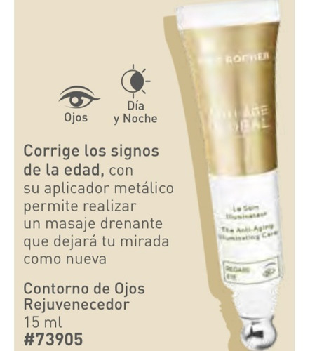 Yves Rocher Anti Age Global Contorno De Ojos Rejuvenecedor