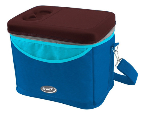 Conservadora Bolso Termico Spinit Tecno Cooler 17l Camping Color Azul y Celeste