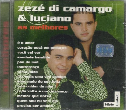 Cd Zezé Di Camargo E Luciano, As Melhores