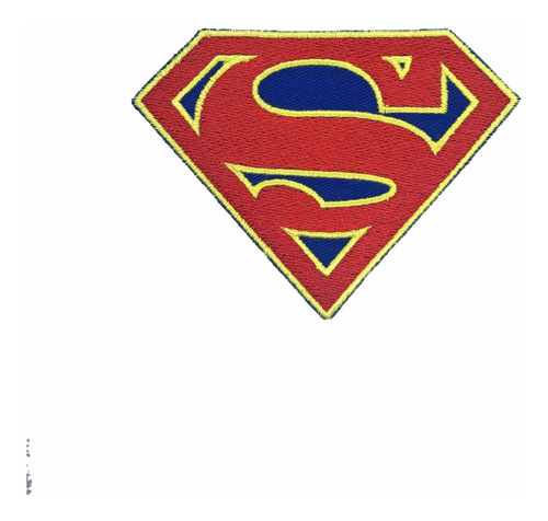 Parche Superman Y Supergirl Bordado Logo Variedad