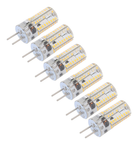 Bombillas Led 6pcs Gy6.35 5w Ac 12v Blanco Cálido 2700 A