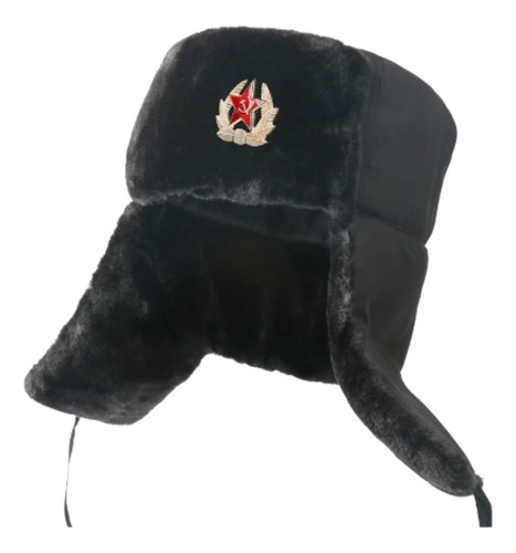 Gorro Ruso Soviético Ejército Pieles Militar Ushanka 