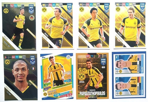 Cartas Colección Fútbol Borussia Dortmund Reus Gotze Gol