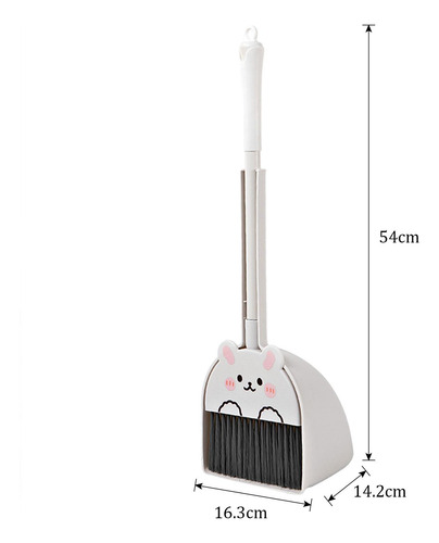 Mini Escoba Con Recogedor, Juego De Limpieza De Casa Conejo