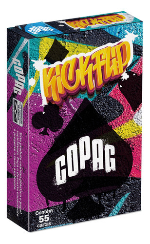 Baralho Copag Para Jogar Kickflip Cartas Jogo Street Truco