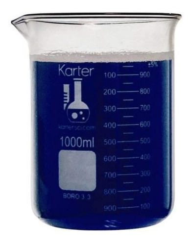 Vasos De Precipitado Con Graduación 1000ml Karter Scientifi