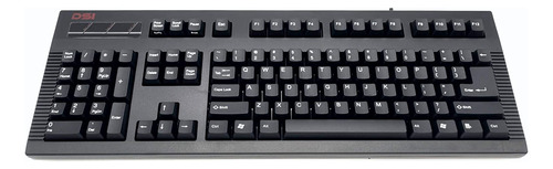 Teclado Para Zurdo Con Cable Dsi Kb-ds-8861xpu-b-v2 Mecan...