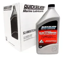 Comprar 02 Caixas Fechadas Óleo Tcw3 Quicksilver 2t Motor Popa 12lts