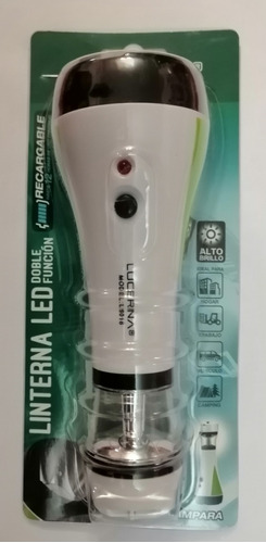 Linterna Lampara Led Recargable Uso Hasta 12 Horas