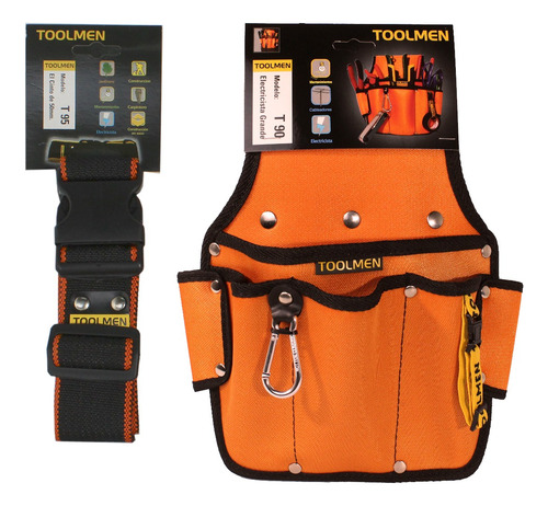 Imagen 4 de 6 de Toolmen T90 Bolso Cartuchera Portaherram + Cinturon T95