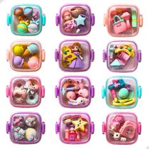 Comprar Kit 2 Marmitinhas Borrachas Fofas Papelaria Criativa Kawaii
