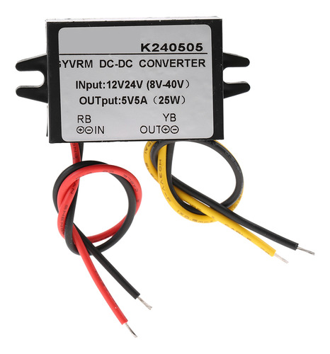 Convertidor Reductor De 12v/24v A 5v 5a Cc-cc