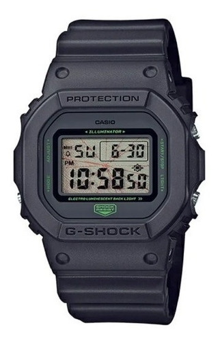 Reloj Casio G Shock Dw-5600mnt-1d Ag Oficial Color De La Malla Negro Color Del Bisel Negro Color Del Fondo Gris