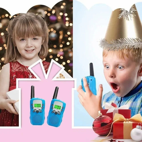 Radio Walkie Talkie 2 Piezas Para Niños A Menos De 3 Millas