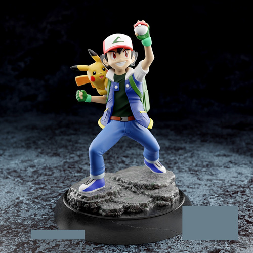 Pokemon Ash Y Pikachu Mpp Archivos Stl Para Impresión 3d