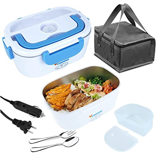 Vchiming 60w Electric Lunch Box Food Heater, 3 In 1 Bjhn4