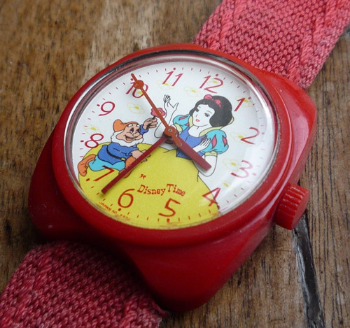 Blanca Nieves Disney Reloj Japones Coleccion Niña 6618swt