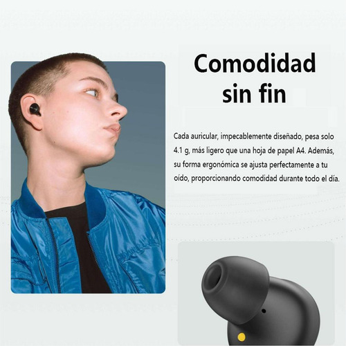 Auriculares Bluetooth Gopods D De Baja Latencia Negro