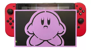 Cover Kirby Cara Nintendo Switch Dock Pixelados_