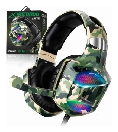 Headset Camuflado X Soldado Gh-x2700 - Ps4