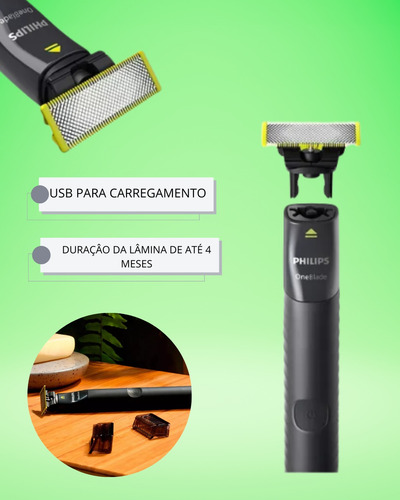 Aparador Eletrico Phillips One-blade Uso Black Aproveite !