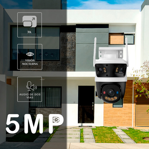 Camara Ip Pt Triple Lente 2-3mp 1-5mp Wifi Smartcolor 128 Gb