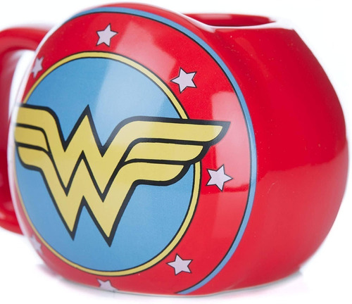 Taza Dc Comics Wonder Woman - Mujer Maravilla 325ml Aprox.