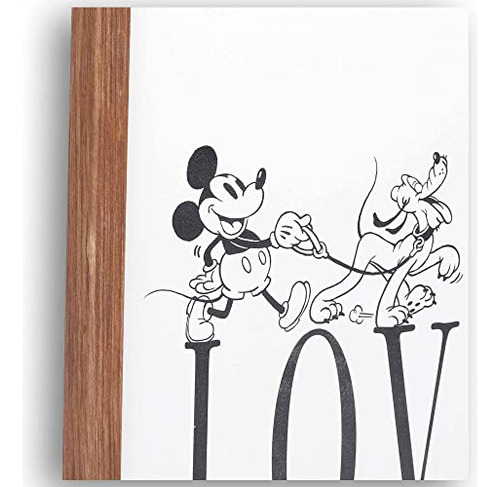 Disney Mickey Mouse Y Plutón Love - Decoración De Pared De M
