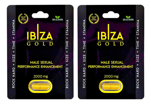 Ibiza Gold Capsula Masculino 2 Pzs