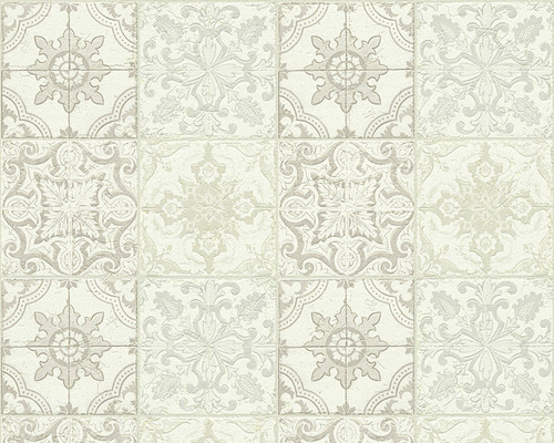 Empapelado Azulejos Beige - Sophie Empapelados