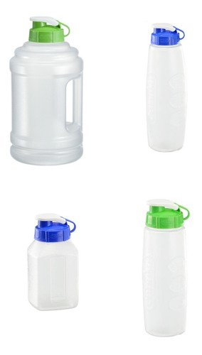 Practi 4 Botellin Cubasa ( 2 Lt- 1 Lt- 600 Ml-500 Ml)