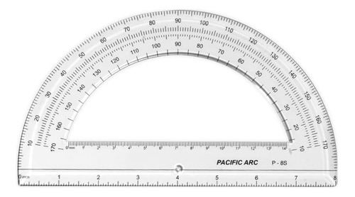 Transportador Semicircular 8.0 In