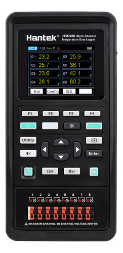 Registrador De Temperatura De Datos De Adquisición De Lcd De