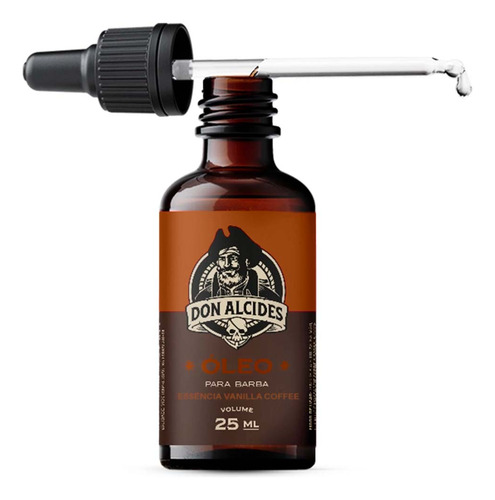 Kit Balm Óleo E Pente Curvo Para Barba Coffee Don Alcides