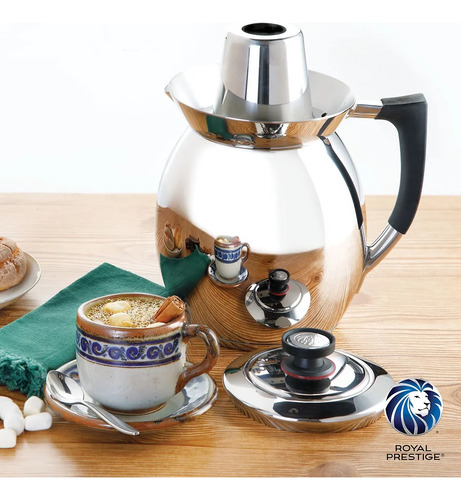 Chocolatera Acero Inoxidable Quirurjico Royal Prestige Plateado