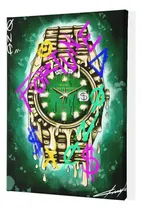 Comprar Cuadro Moderno Mural Rolex Arte Urbano