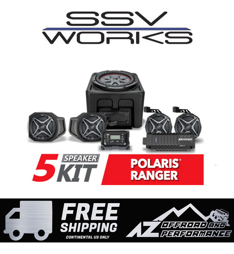 Ssv Works 5 Speaker Audio System W/ Subwoofer For 18-23  Zzf