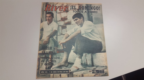 Revista River N° 1061 7/4/65 Delem Y Lallana