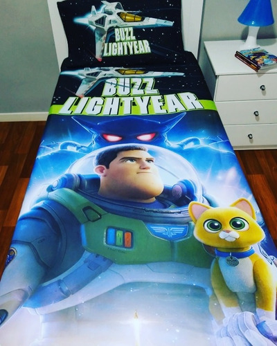 Juego De Sabanas Infantil Buzz Lightyear 1 1/2