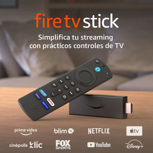 Fire Tv Stick Con Control Remoto Por Voz Alexa (incluye Cont