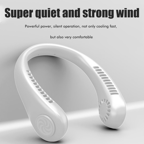 Ventilador Recargable Cuello Portátil Silencioso 1200mah