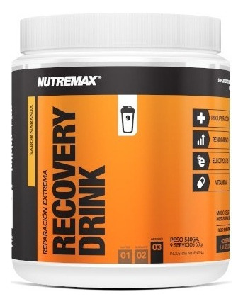 Recovery Drink Nutremax  Recuperador Muscular 540g Suplement Sabor Ananá