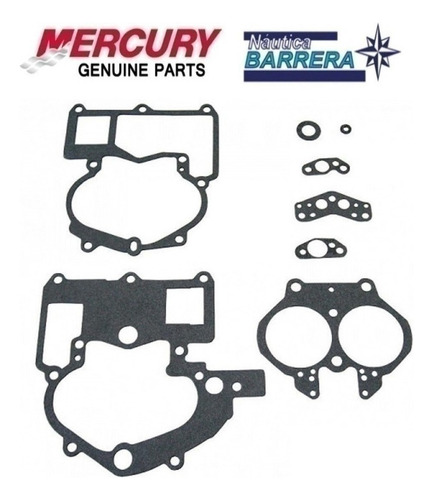 Juntas De Carburador Motor Mercruiser 3.0 4.3 5.0 2 Bocas