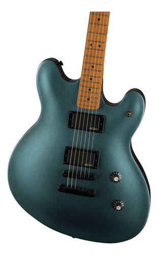 Guitarra elétrica Squier Contemporary Active Starcaster Gun cor azul