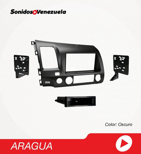 Adaptador 1 Y 2 Dim Para Honda Civic Emotion 2006 - 2011