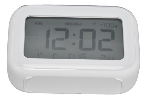 Reloj Lcd Mini Pantalla De Alarma Digital Función Snooze 12h